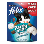 PURINA FELIX Party Mix Snacks Seaside met Zalm-, Koolvis- & Forelsmaak 200 gr (7613287595416) 72dpi 1024x1024px E NR-3161.JPG